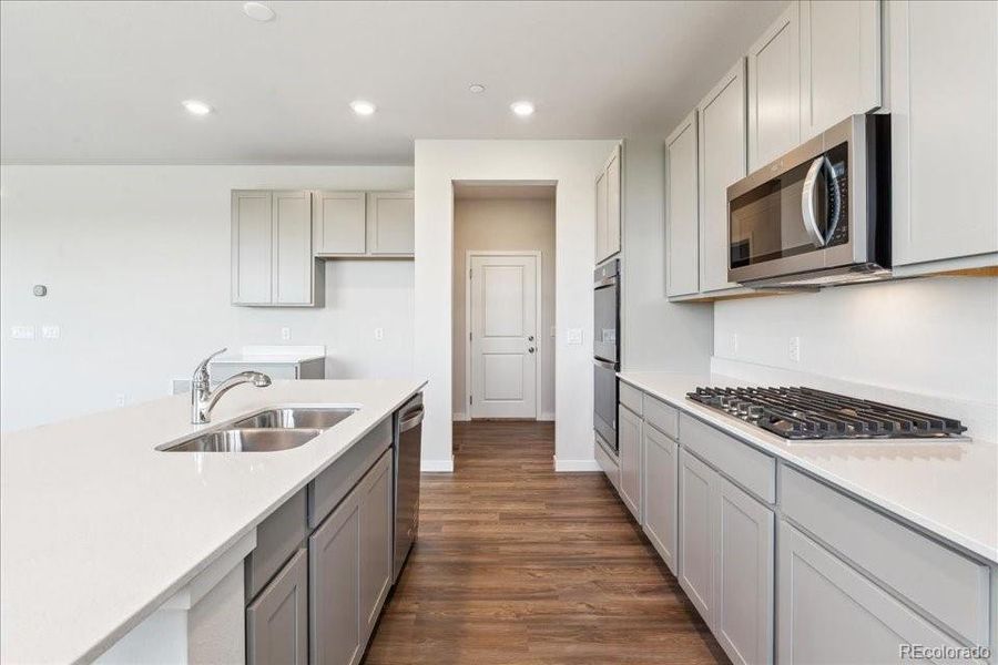Furnished interior view inside a new home in Floret Collection at Parkdale Commons, Lafayette (Image 6).