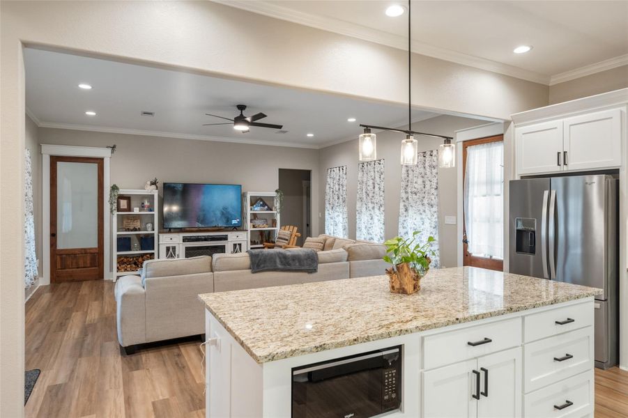 Furnished interior view inside a new home in , Shepherd (Image 26).