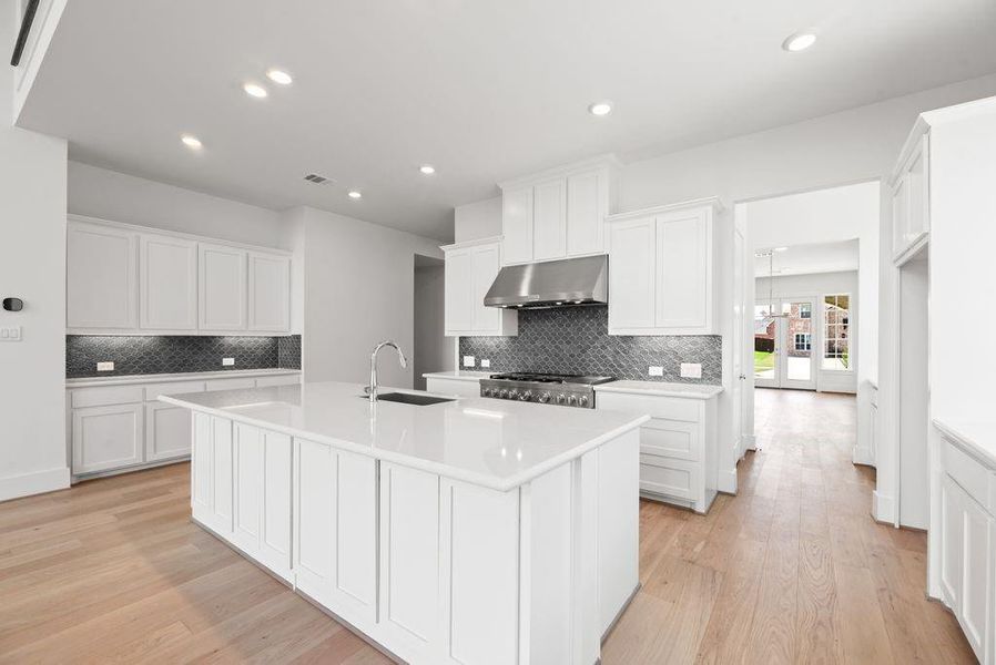Furnished interior view inside a new home in Silverleaf Estates in Frisco, Frisco (Image 7).