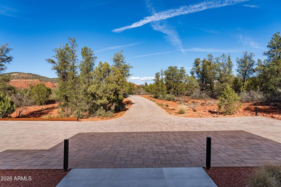 Expansive Private Driveway