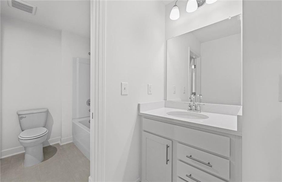 Furnished interior view inside a new home in Anderson Point Estates, McDonough (Image 10). Furnished interior view inside a new home in Anderson Point Estates, McDonough (Image 10).