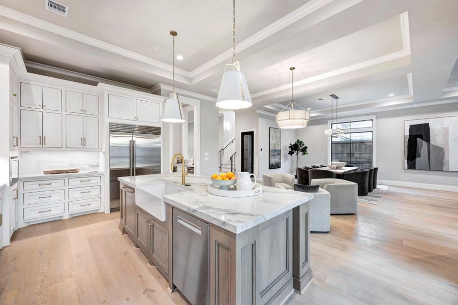 Furnished interior view inside a new home in , Houston (Image 7).