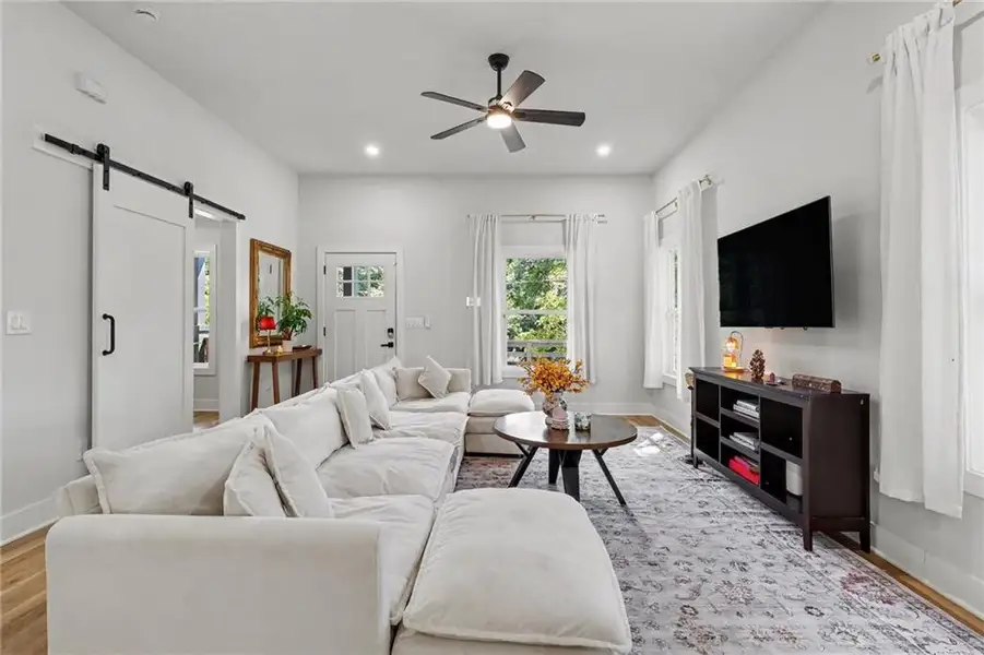 Furnished interior view inside a new home in , Atlanta (Image 29).