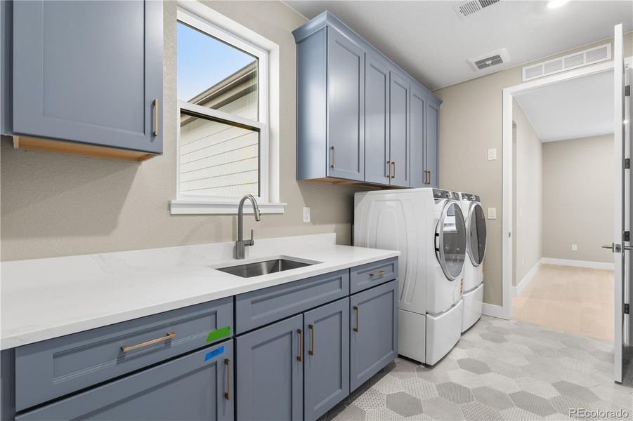 Furnished interior view inside a new home in Autograph at Lyric, Lone Tree (Image 29).