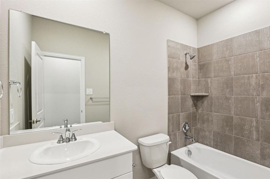 Photo is not of the actual home, but is an inspirational photo of builder’s model home and may depict options, furnishings, and/or decorator features that are not included.