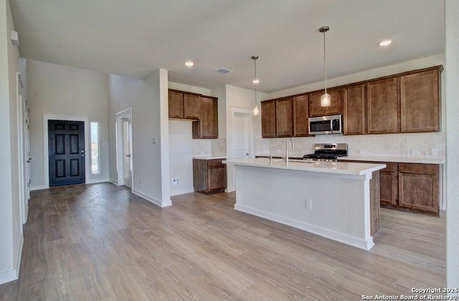 Furnished interior view inside a new home in Westridge - Landmark, San Antonio (Image 7). Furnished interior view inside a new home in Westridge - Landmark, San Antonio (Image 7).