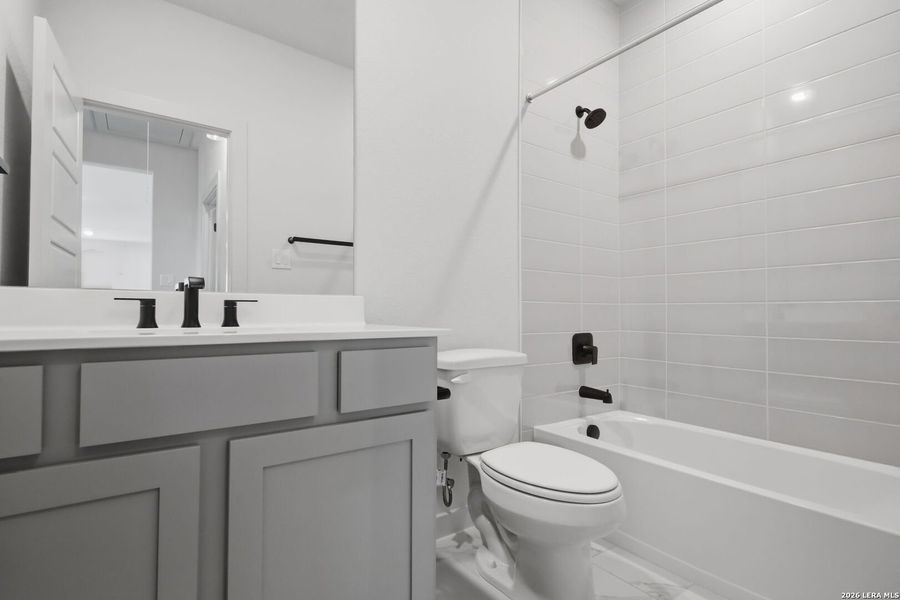 Furnished interior in a model home at Megan's Landing in Castroville (Image 17). Furnished interior in a model home at Megan's Landing in Castroville (Image 17).