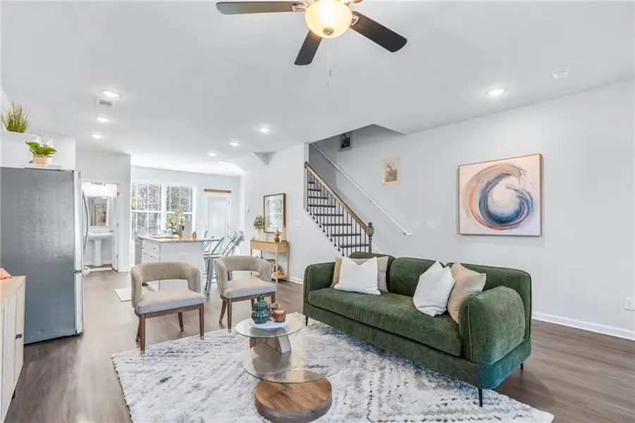 Furnished interior view inside a new home in , Lawrenceville (Image 9).