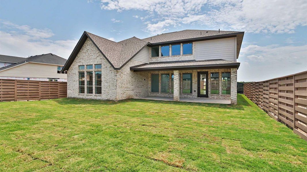 Exterior details and patio area of a home in StoneCreek Estates, Richmond (Image 3).
