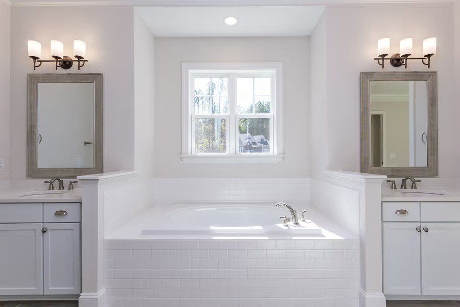 Furnished interior in a model home at Lancaster Hwy in Waxhaw (Image 13).