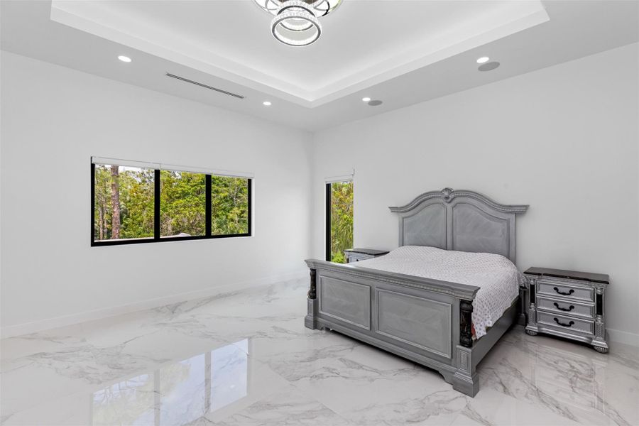 Furnished interior view inside a new home in , Parkland (Image 48).