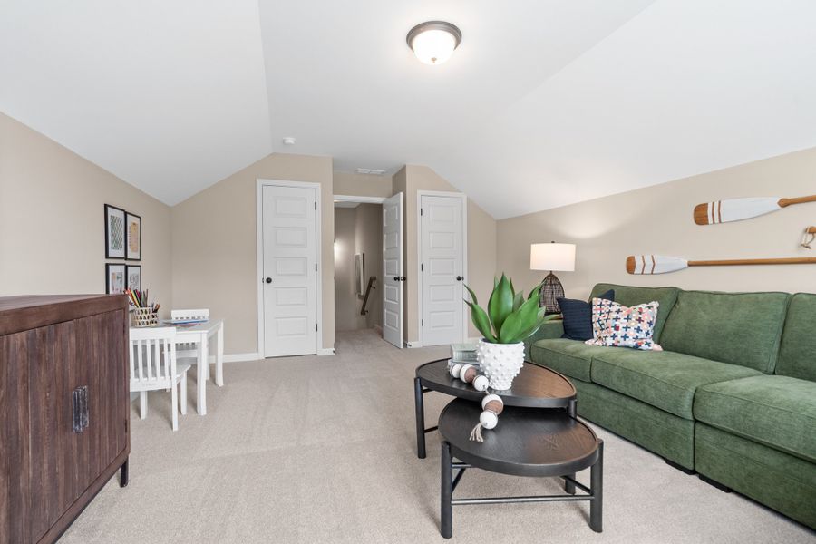 Furnished interior view inside a new home in Maddox Station, Eatonton (Image 33). Furnished interior view inside a new home in Maddox Station, Eatonton (Image 33).