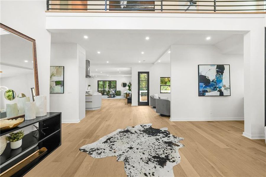 Furnished interior view inside a new home in , Atlanta (Image 6).
