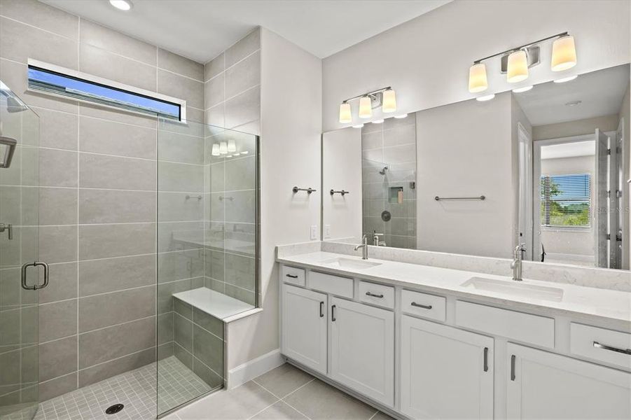 Furnished interior view inside a new home in , Nokomis (Image 38).