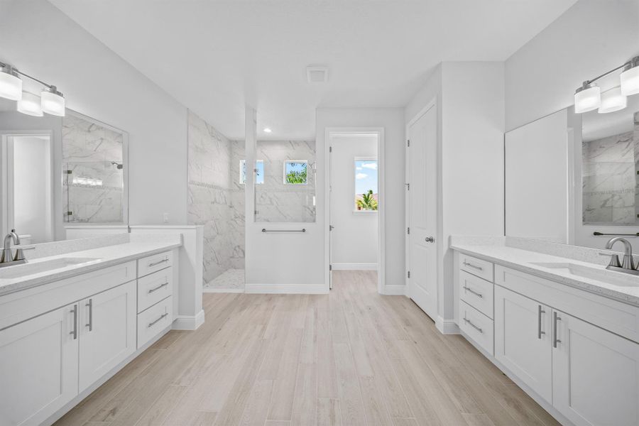 Furnished interior view inside a new home in , Port St. Lucie (Image 7).