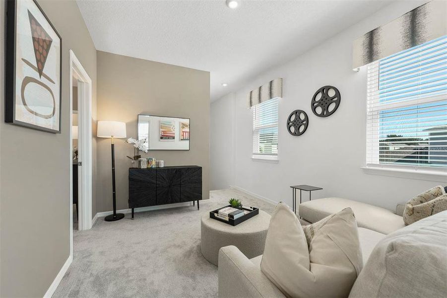 Furnished interior view inside a new home in Spring Walk at the Junction, Debary (Image 28).