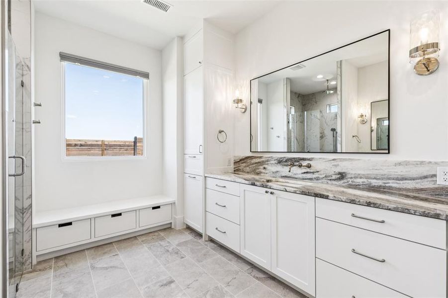 Furnished interior view inside a new home in , Midlothian (Image 34).
