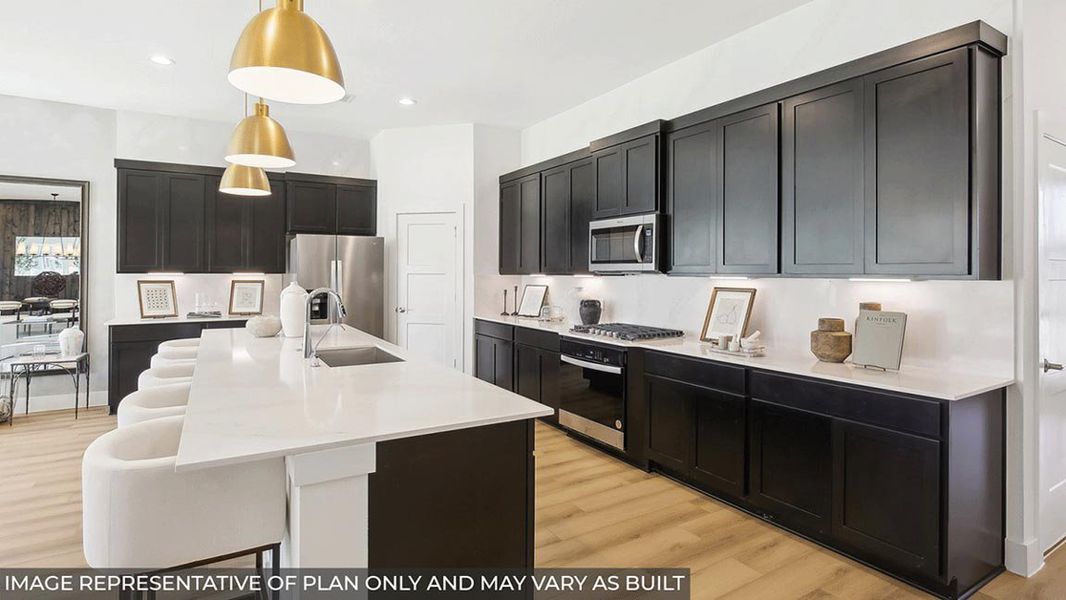 Representative furnished interior of a home built from the Sonoma by D.R. Horton in Riverside Estates, Mont Belvieu (Image 7).
