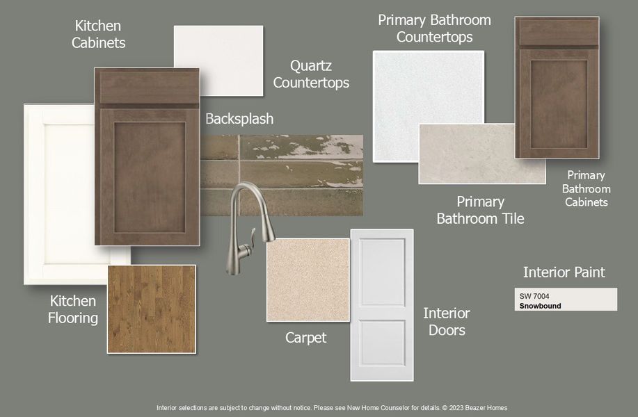 Sample of building materials used in homes in Brookville Estates, Forney (Image 24). Sample of building materials used in homes in Brookville Estates, Forney (Image 24).