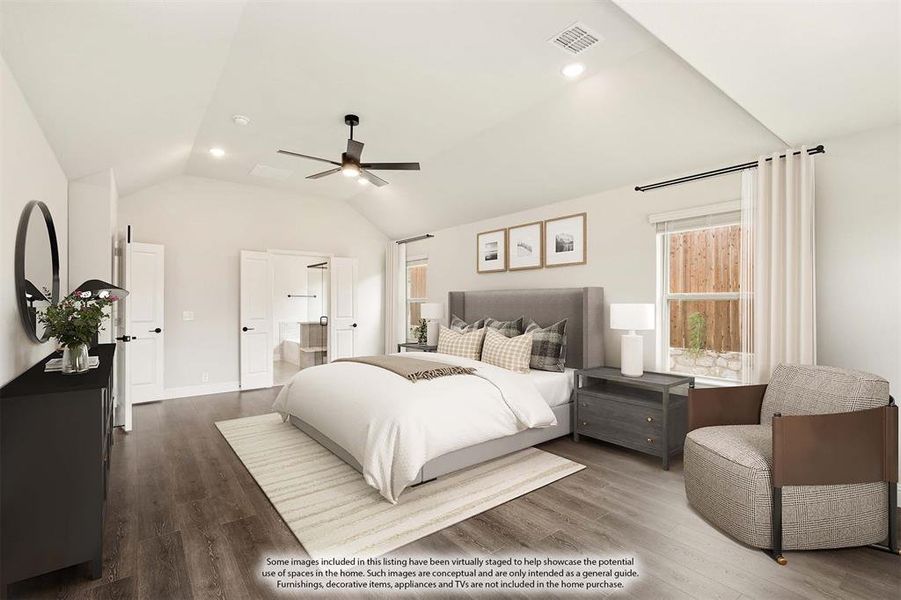 Furnished interior view inside a new home in Homestead at Daniel Farms, DeSoto (Image 15).