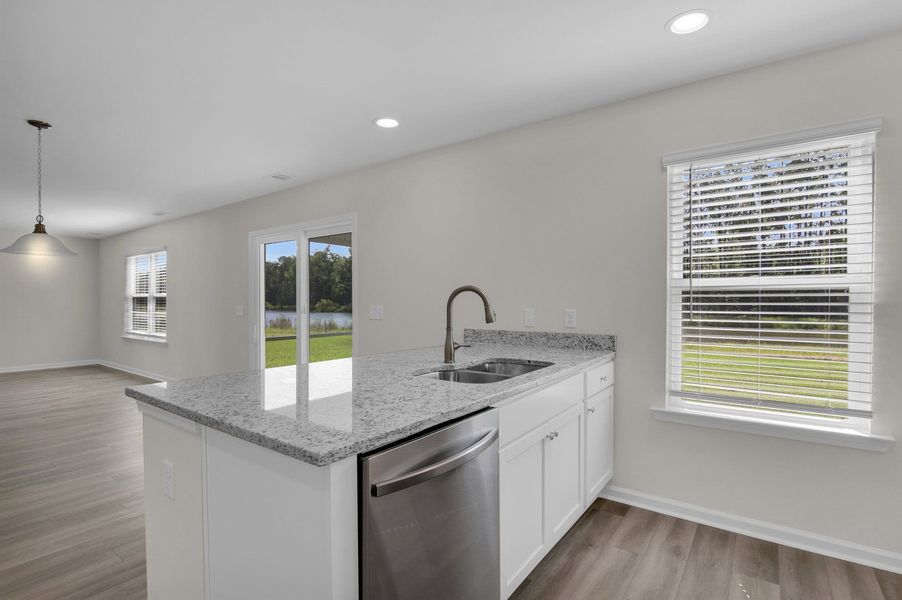 Furnished interior view inside a new home in Hayden Pointe, St. Marys (Image 6). Furnished interior view inside a new home in Hayden Pointe, St. Marys (Image 6).