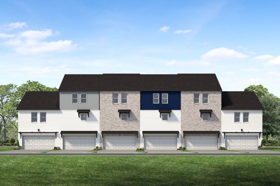 Front exterior of a new home in Anderson Park, Hendersonville, TN, highlighting curb appeal (Image 17). Front exterior of a new home in Anderson Park, Hendersonville, TN, highlighting curb appeal (Image 17).