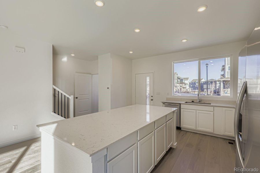 Furnished interior view inside a new home in Parterre, Thornton (Image 4). Furnished interior view inside a new home in Parterre, Thornton (Image 4).