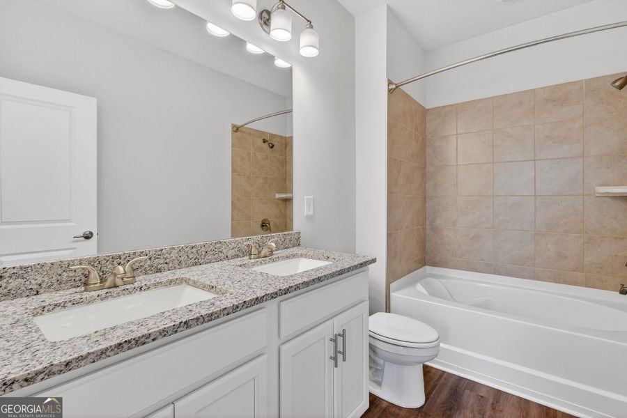 Furnished interior view inside a new home in Morning Creek Forest, Atlanta (Image 9).