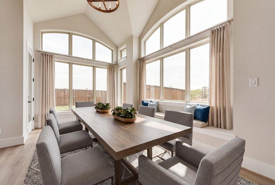 Furnished interior view inside a new home in Park Place, Prosper (Image 14). Furnished interior view inside a new home in Park Place, Prosper (Image 14).
