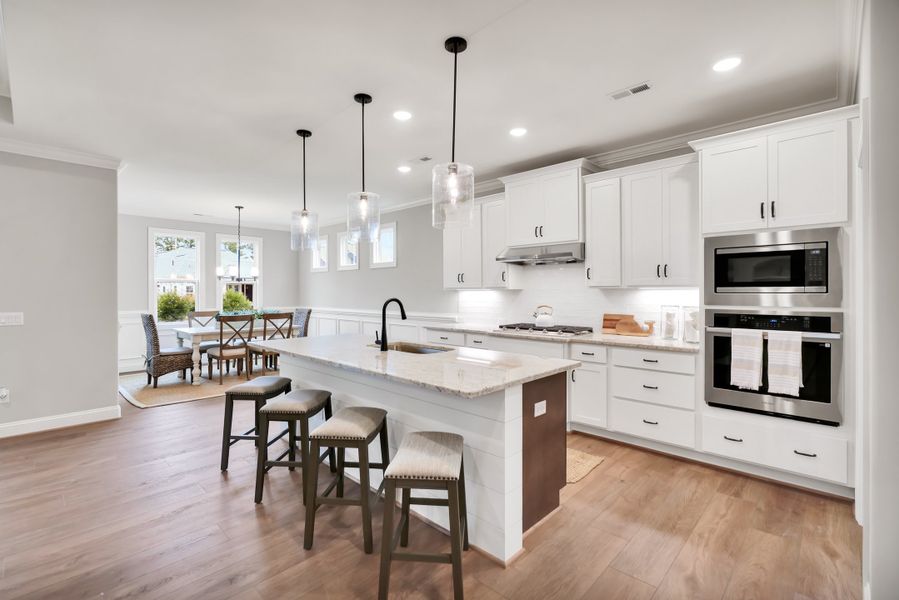 Representative furnished interior of a home built from the Lumina Island by Kent Homes in Oyster Harbour, Supply (Image 95).