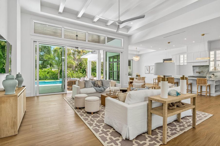 Furnished interior view inside a new home in , Vero Beach (Image 4).