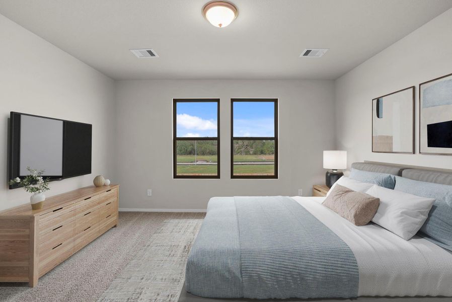 Furnished interior view inside a new home in Arabella on the Prairie, Richmond (Image 10).
