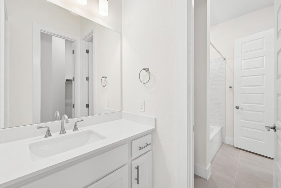 Furnished interior view inside a new home in Riverstone, Georgetown (Image 16).