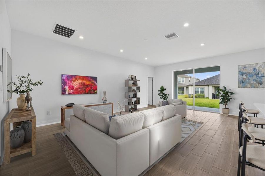 Furnished interior view inside a new home in Waterset, Apollo Beach (Image 8).