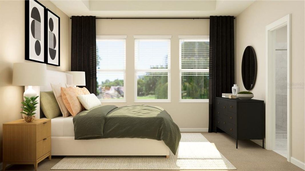 Furnished interior view inside a new home in EverBe, Orlando (Image 8). Furnished interior view inside a new home in EverBe, Orlando (Image 8).