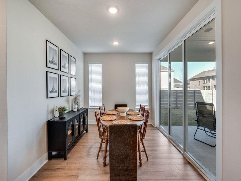Furnished interior view inside a new home in Terrace Collection at Harvest, Argyle (Image 23).