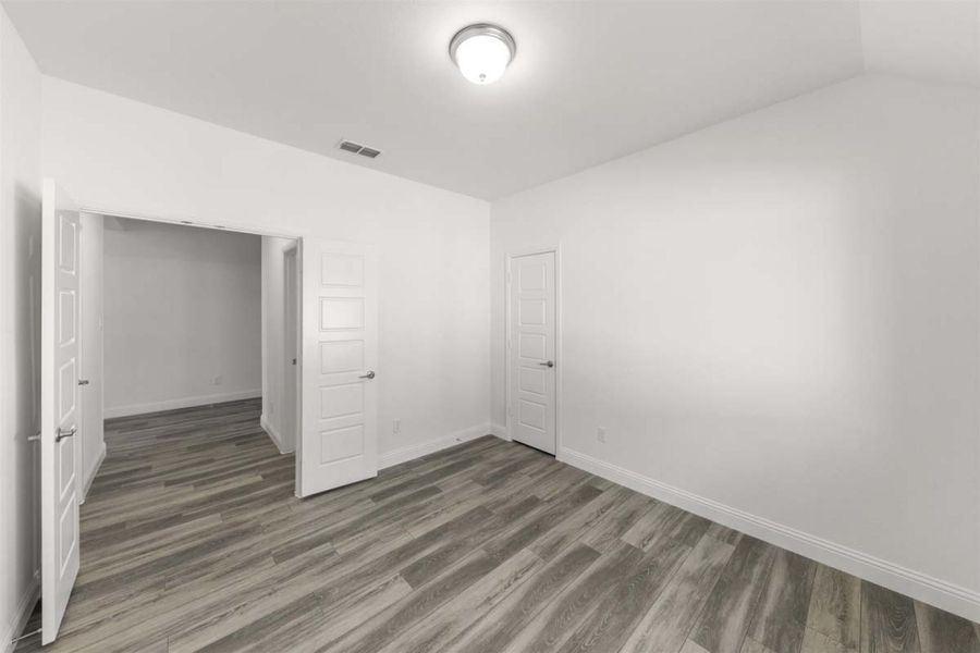 Representative unfurnished interior of a home built from the Frisco by Pacesetter Homes in Creekview Meadows, Pilot Point (Image 20). Representative unfurnished interior of a home built from the Frisco by Pacesetter Homes in Creekview Meadows, Pilot Point (Image 20).