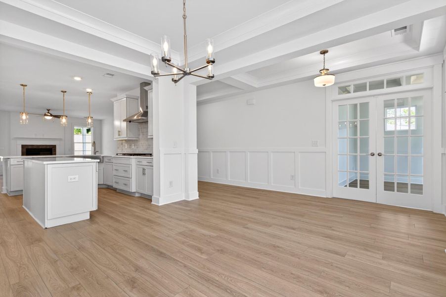 Spacious, unfurnished interior of a new home in The Village at Horse Creek, Graniteville (Image 11).