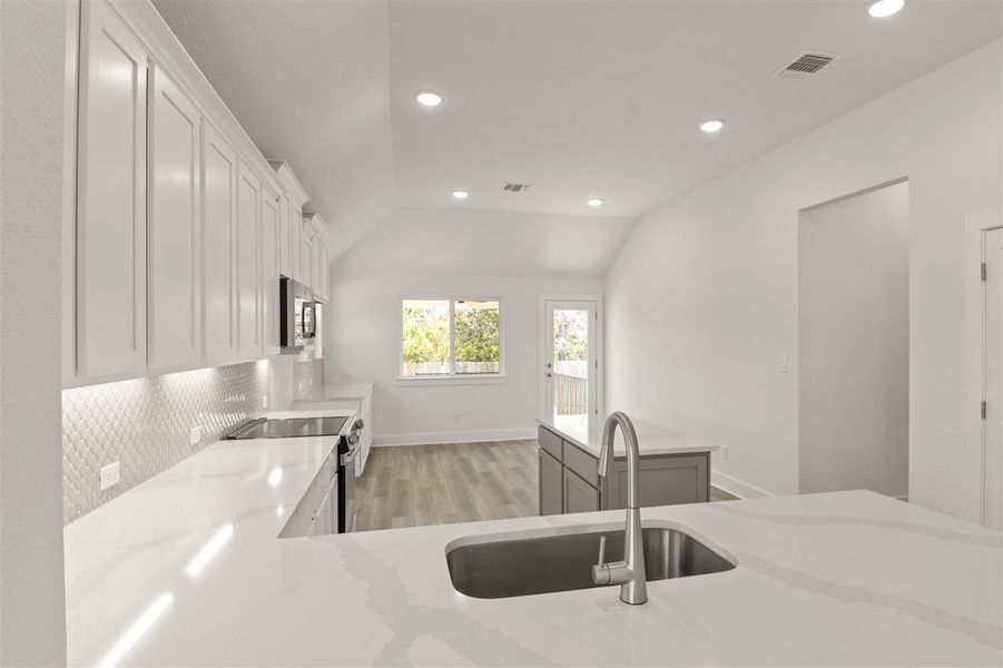 Furnished interior view inside a new home in Grande Estates, Bertram (Image 8).