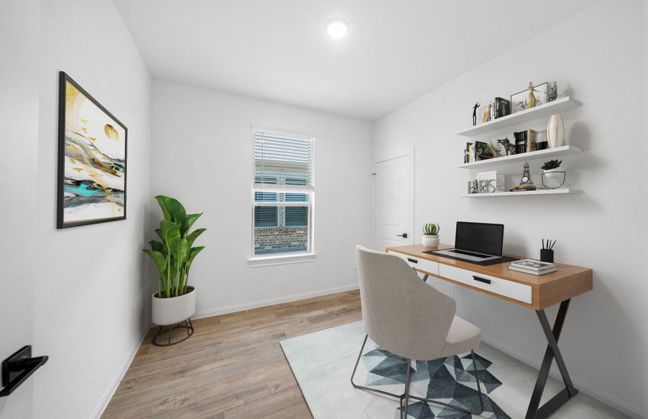 Virtually Staged Office