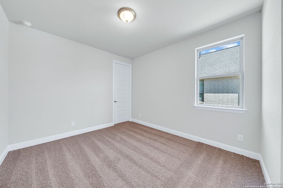 Spacious, unfurnished interior of a new home in Buffalo Crossing, Cibolo (Image 23). Spacious, unfurnished interior of a new home in Buffalo Crossing, Cibolo (Image 23).