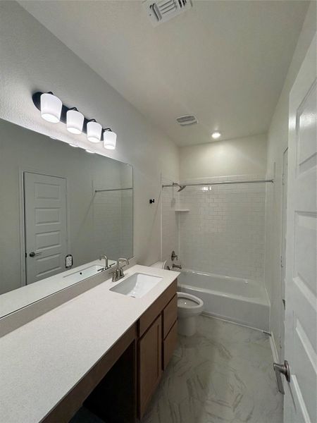 Furnished interior view inside a new home in Retreat at San Gabriel, Georgetown (Image 12). Furnished interior view inside a new home in Retreat at San Gabriel, Georgetown (Image 12).