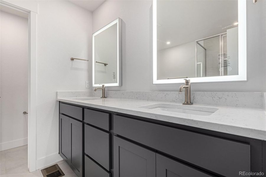 Furnished interior view inside a new home in Ascent at Inverness, Englewood (Image 5). Furnished interior view inside a new home in Ascent at Inverness, Englewood (Image 5).