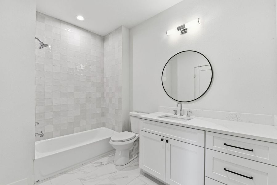 Furnished interior view inside a new home in , Houston (Image 19).