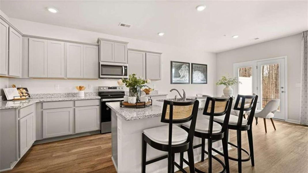 Furnished interior view inside a new home in Echo Glen, Stockbridge (Image 15).