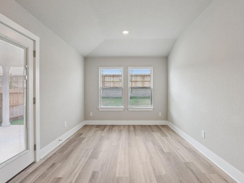 Photo is not of the actual home, but is an inspirational photo of builder’s model home and may depict options, furnishings, and/or decorator features that are not included