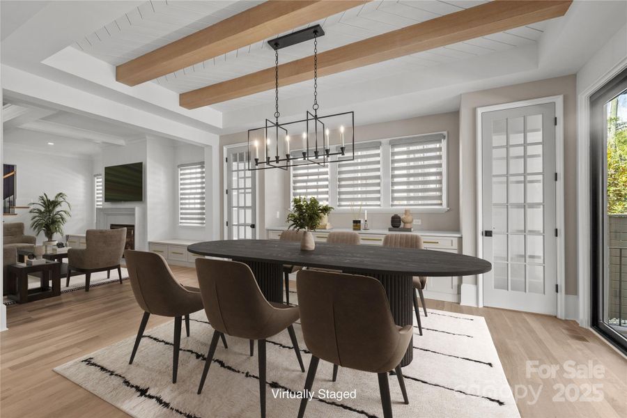 Furnished interior view inside a new home in , Charlotte (Image 15). Furnished interior view inside a new home in , Charlotte (Image 15).