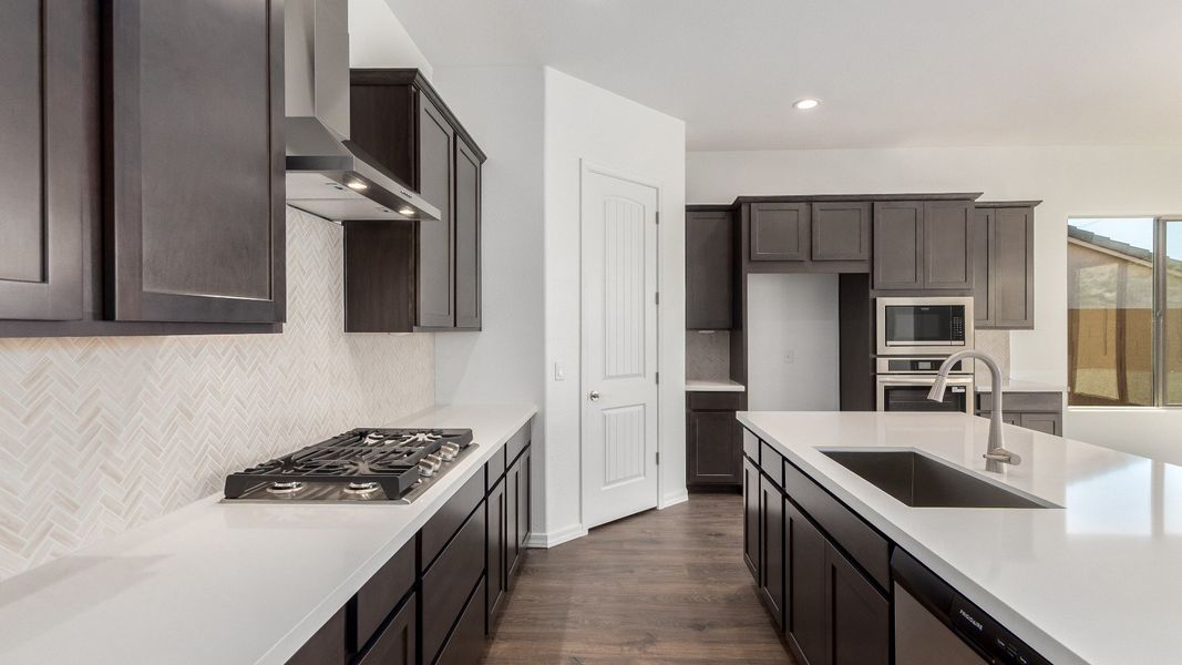 Furnished interior view inside a new home in Hacienda at Estrella, Goodyear (Image 12).