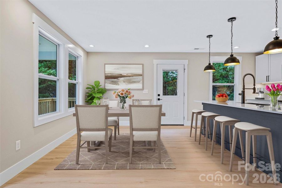 Furnished interior view inside a new home in , Canton (Image 5).
