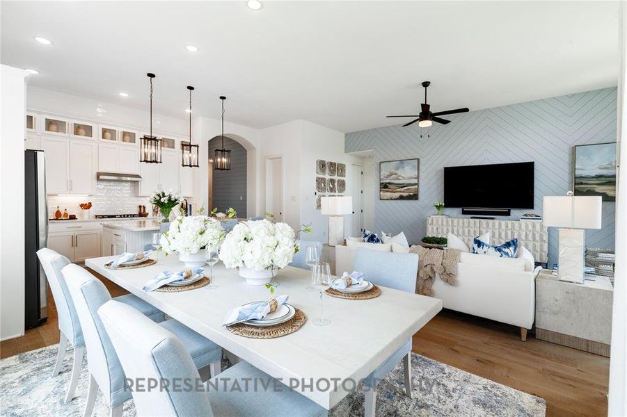 Furnished interior view inside a new home in , Haslet (Image 14). Furnished interior view inside a new home in , Haslet (Image 14).